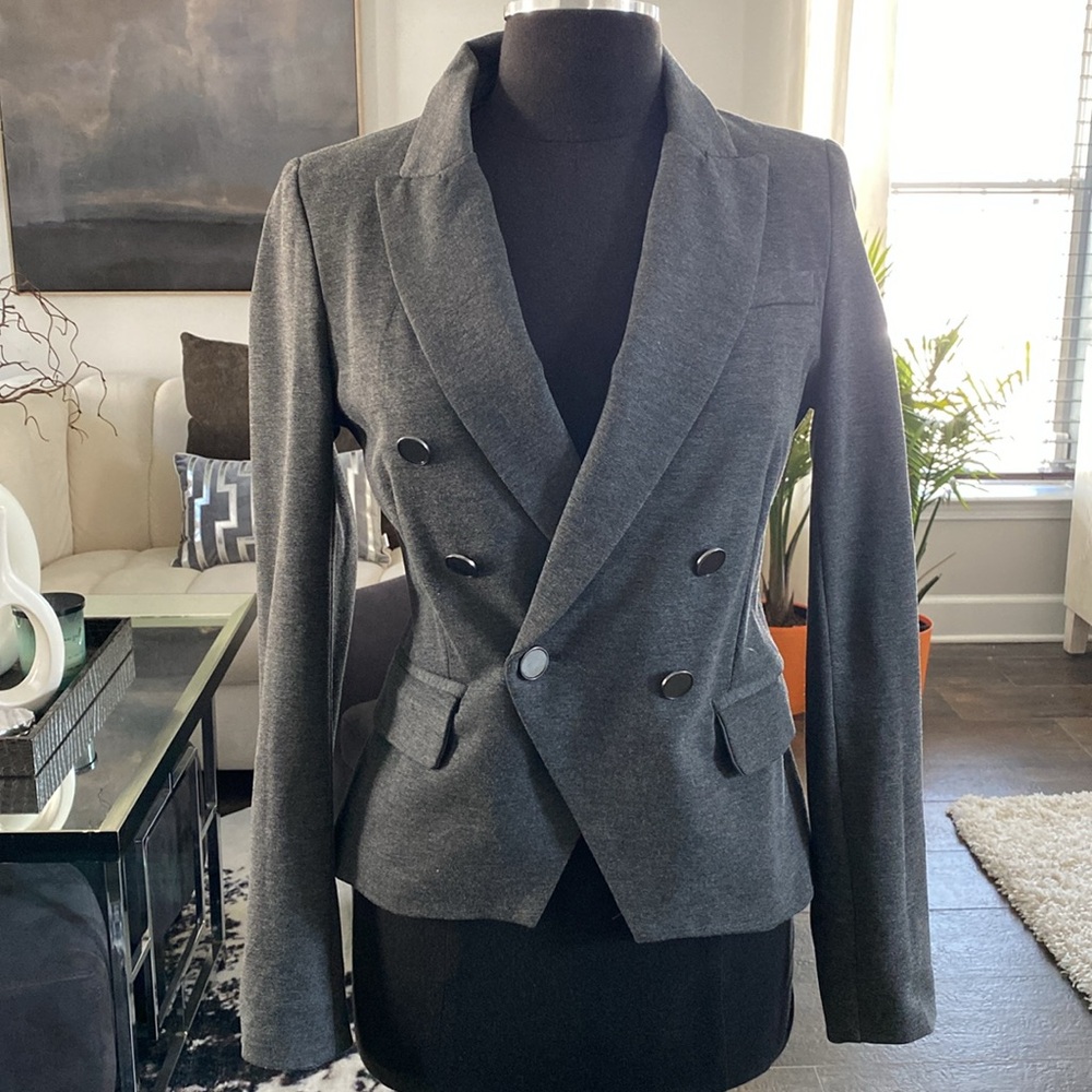 Rachel Zoe Gray Blazer